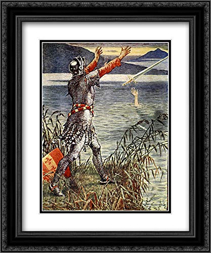 Amazon.com: King Arthur Sir Bedivere Throwing Excalibur Into The