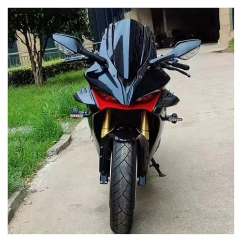 Espejos YZF R3 R6 R1 con luz LED intermitente y retrovisores scooter manillar 7