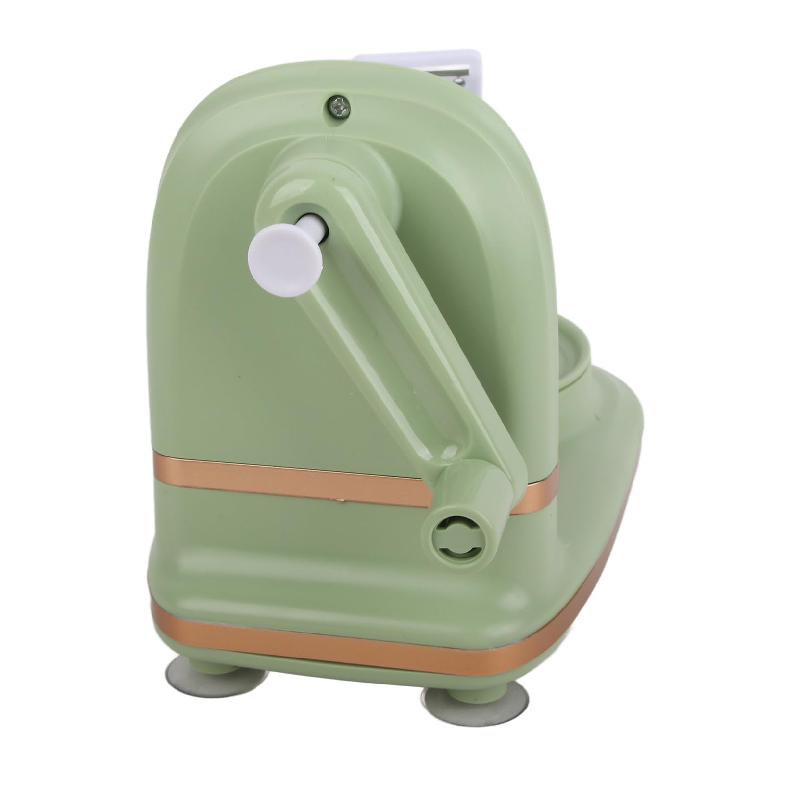 Manivela Peladora de Manzanas, Fácil de Usar, Peladora de Manzanas con Manivela de Acero Inoxidable para Cocina, Máquina Peladora de Frutas para el Hogar con Material PP (Verde