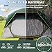 LOYEAHCAMP Tents 4 Person Camping Tent, Easy Setup Waterproof Family Tents for Camping, Portable Dome Tent for Outdoor Camping with Rainfly, Carry Bag DarkGreen