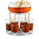 ETUCYNG Weißweinausgießer, Party-Acryl-Spender, Spenderhalter, Schnapsglasspender für Saft, Bier,...