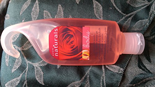 Avon Naturals Red Rose & Peach Refreshing Shower Gel 5 Oz.