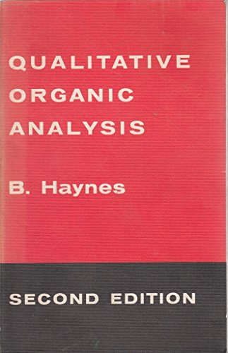 Qualitative Organic Analysis view 2