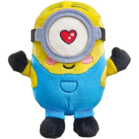 Schmidt Spiele 42729 Despicable Me Minions Stuart in Love Plush Toy 15 cm Multi-Coloured Cover