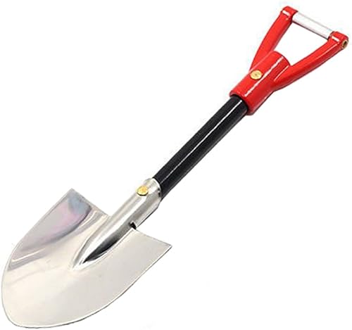 Miniatura 4 de Share Goo Herramientas de pala de metal, accesorios decorativos de simulación, decoraciones compatibles con Tamiya CC01 Axial SCX10 Traxxas RC4WD