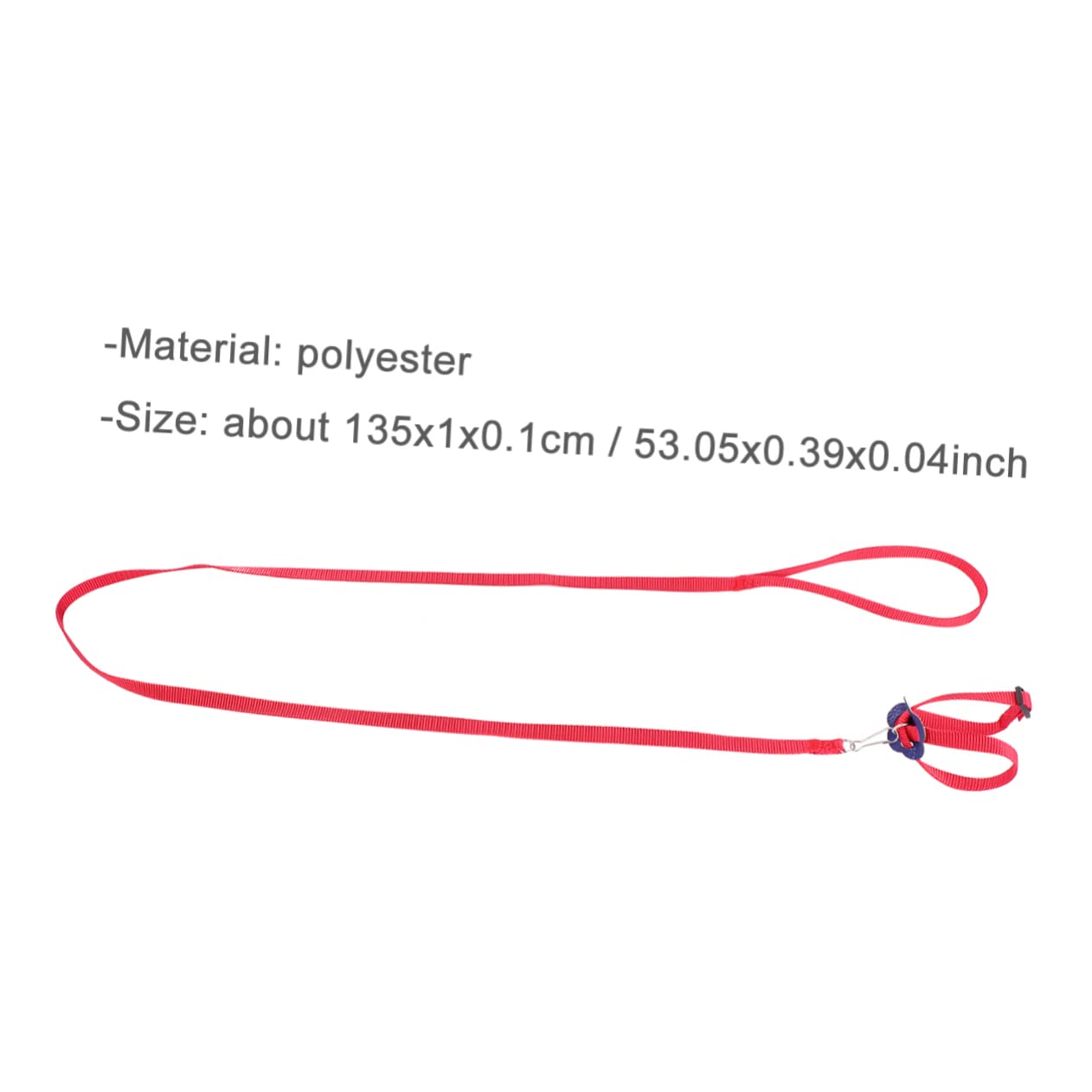 BESPORTBLE Bearded Dragon Harness Lizard Leash Bird Pulling Rope Pet Tow Rope Safe Convenient