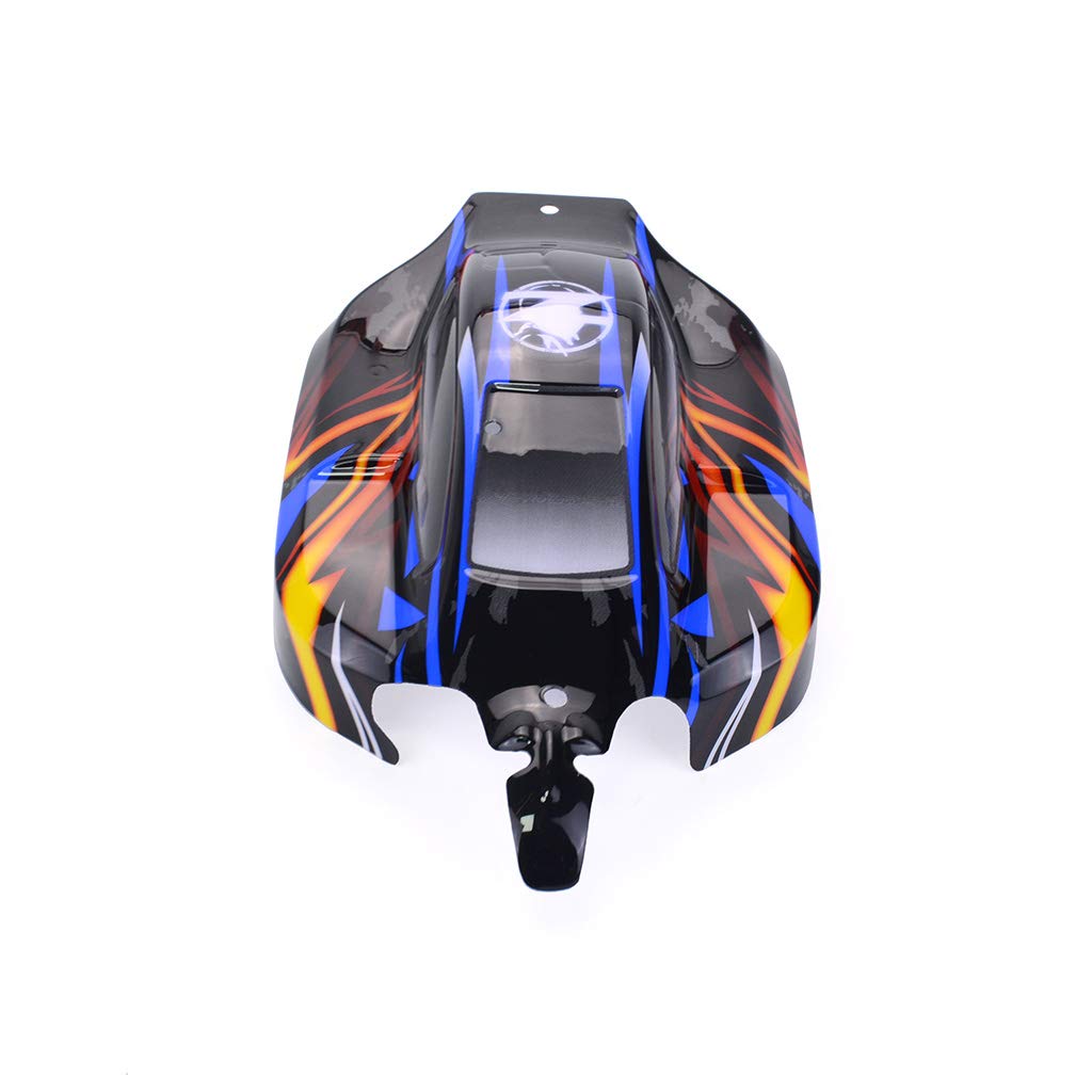 Ocamo Off-Road Vehicle Shell 8459 1/8 PVC Car Shell for Off-Road Vehicle Buggy Body Shell Cover for ZD Racing 1:8 RC Car Hobbao Hyper VS Black