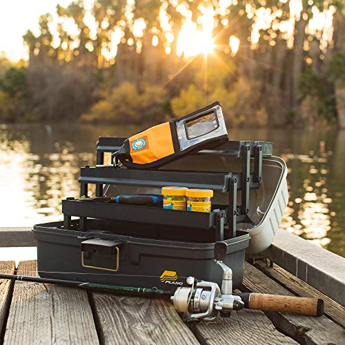 Boomerang Tool Company Procase Touch Protective Uv Resistant Vinyl Fishing Universal Smartphone Case with 4 Foot Long Lockable Retractable Tether, 8oz Retraction Force, High Visibility Orange4