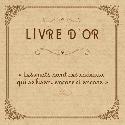 LIVRE D'OR: Vos messages en cadeau