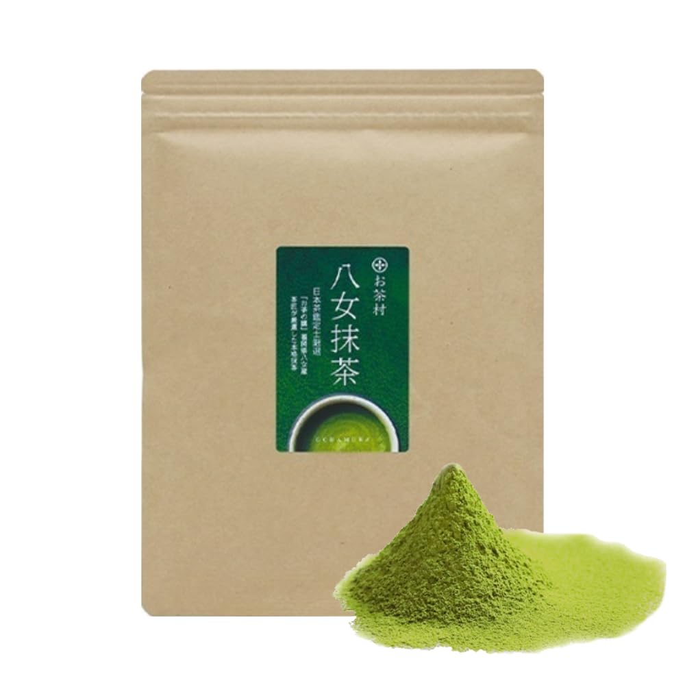 Amazon.co.jp: 八女 抹茶 111g チャック袋入り パウダー 日本茶鑑定士