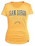 NFL Ladies Tri Blend Short Sleeve V-Neck Tee