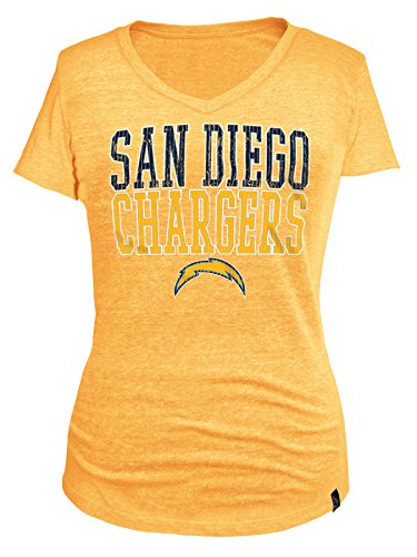 Team Apparel NFL Ladies Tri Blend Short Sleeve V-Neck Tee