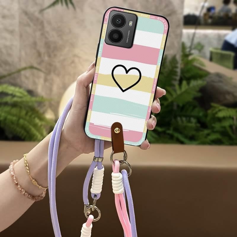 Phone Case Compatible with Nokia HMD Fusion/X1, Crossbody Graffiti Anti-dust Waterproof Diagonal TPU Silicone Anti-knock Durable Shockproof