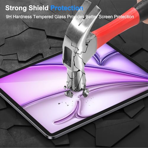 SIBEITU 2 Pack Screen Protector for iPad Air 13 Inch M3 2025 & M2 2024 (7th/6th Generation), HD Scratch Resistent Film for iPad Air 7th/6th Gen, Case Friendly & Apple Pencil Compatible Touch Sensitive