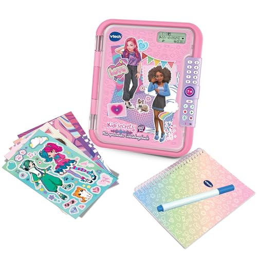 Vtech KidiSecrets - Magic Voice 365 - Journal Intime 2 en 1 pour Enregistrement Vocal, Jeux créatifs et Souvenirs personnels - pour Enfants de 6 à 12 Ans