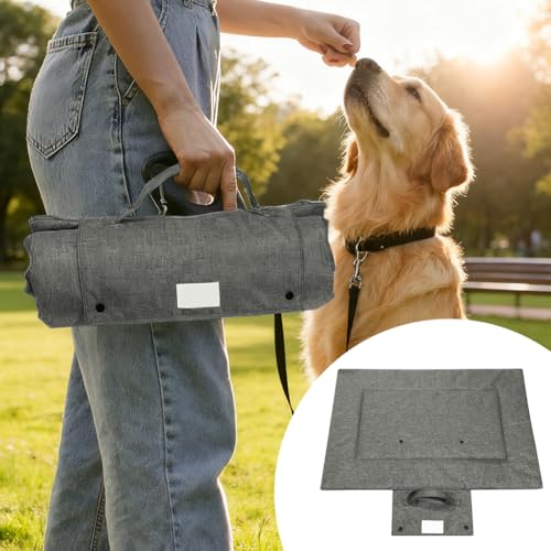 FARYODI Hundedecke für Unterwegs 110x68cm, rutschfeste wasserdichte Hundematte, Weiche Waschbar Hundebett, Reise, Outdoor & Auto‑Kofferraum Hundekissen für Hunde & Katzen