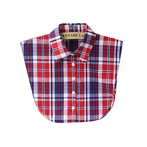 Preisvergleich Produktbild Tandou Krageneinsatz Damen Abnehmbare Blusenkragen Einsatz Fake Kragen (Dunkelblau)