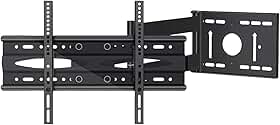 Suporte TV Articulado com Braço Extensível 76,2cm - Suporte Parede para TV 32 a 62 Polegadas | 180° Rotação | Até 40kg | Montagem Fácil | Compatível VESA 400x400