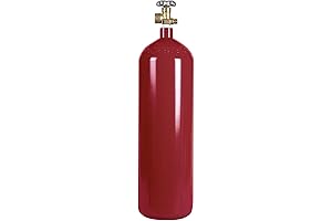 New 60 Cubic Feet Steel Inert Gas Cylinder with CGA580 Valve