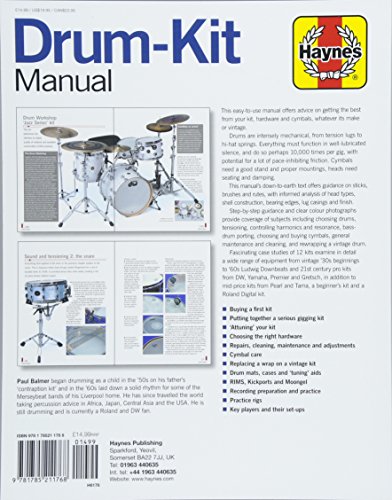 image for Haynes Publishing UK Drum Kit Manual: How to buy, maintain and improve