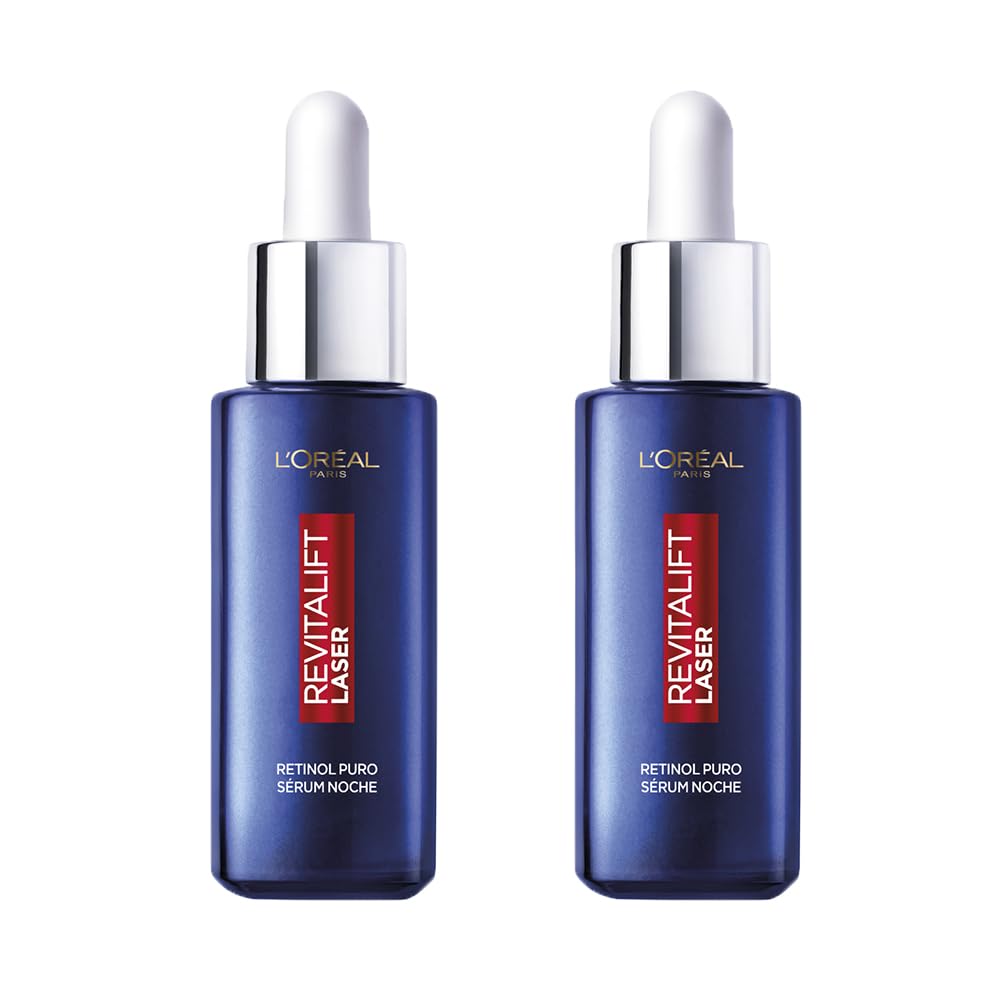 L'Oréal Paris Revitalift Laser Serum Noche 0,2% Retinol Pack de 2