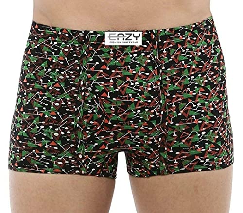 Image of The Tinge Men's Eazy Premium Printed Mini Trunk for Men and Boys|Men's Underwear Trunk (Pack of 3)