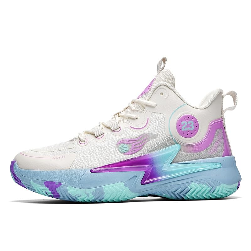 Buty do koszykówki unisex Siateczkowy materiał Oddychające, wygodne, trwałe buty treningu sportowego Buty spacerowe