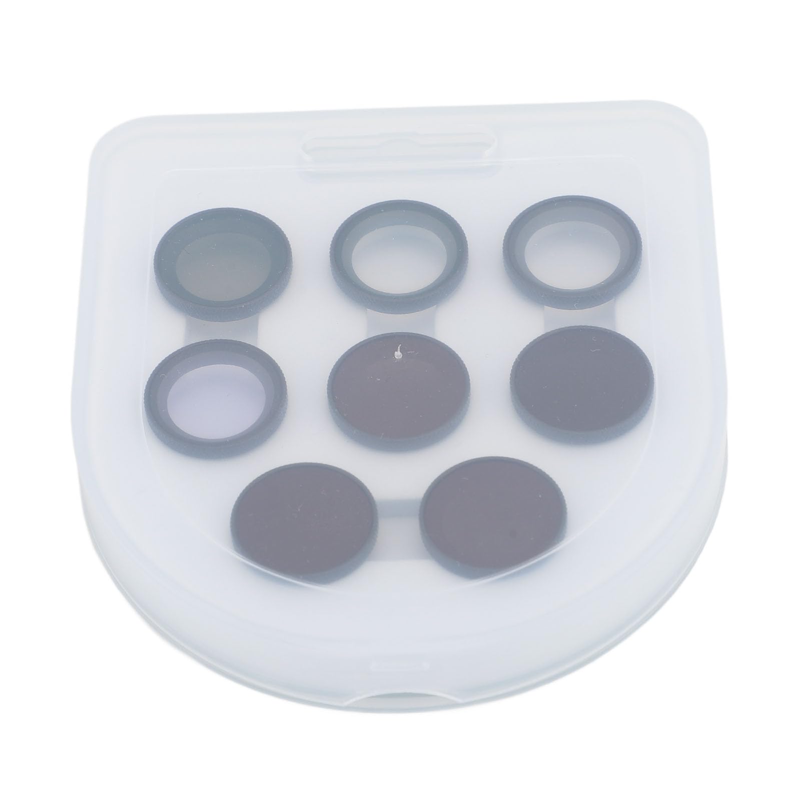 8 in 1 Lens Filter Set for GO3S Optical Glass Aluminum Alloy Action Camera Filter Set ND8 ND16 ND32 ND64 UV CPL Night Star with Storage Case