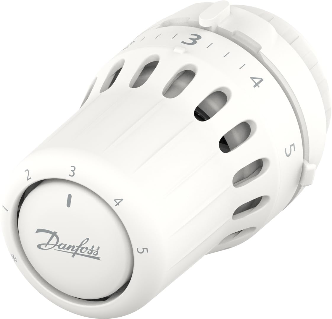 Danfoss 015G3090 React RA Click, BIS Thermostatic Sensor, Liquid-Filled, White