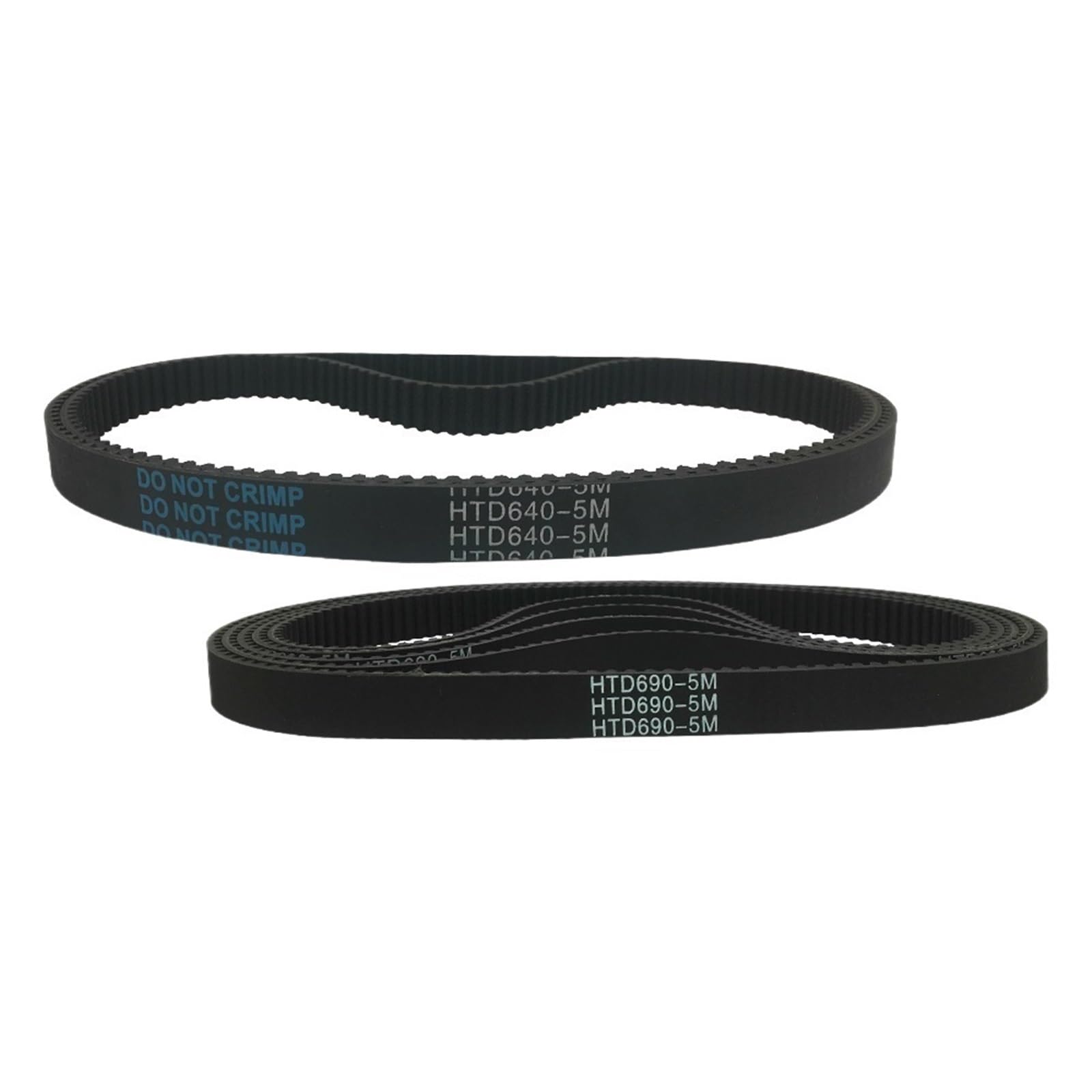Premium 5Pcs HTD5M Synchronous Timing Belts, Length 640/645/650/655/660/665/670/675/680/685/690mm Width 10/12/15/20/25mm (Size : 5M640, Style : Width25mm)