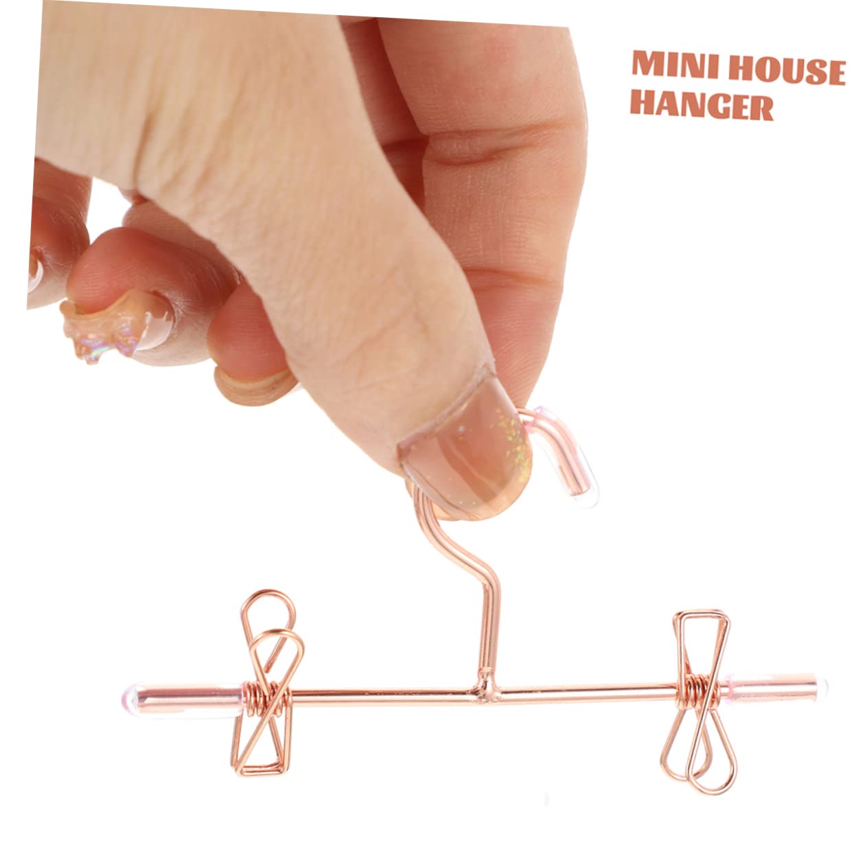 MAGICLULU 30 STK Mini-Aufhänger Mini-Hausbedarf Kleiderbügel für Puppen puppenkleiderbügel Puppen kleiderbügel garderobenständer kleine Kleiderbügel für Puppen - -Dekore Eisen