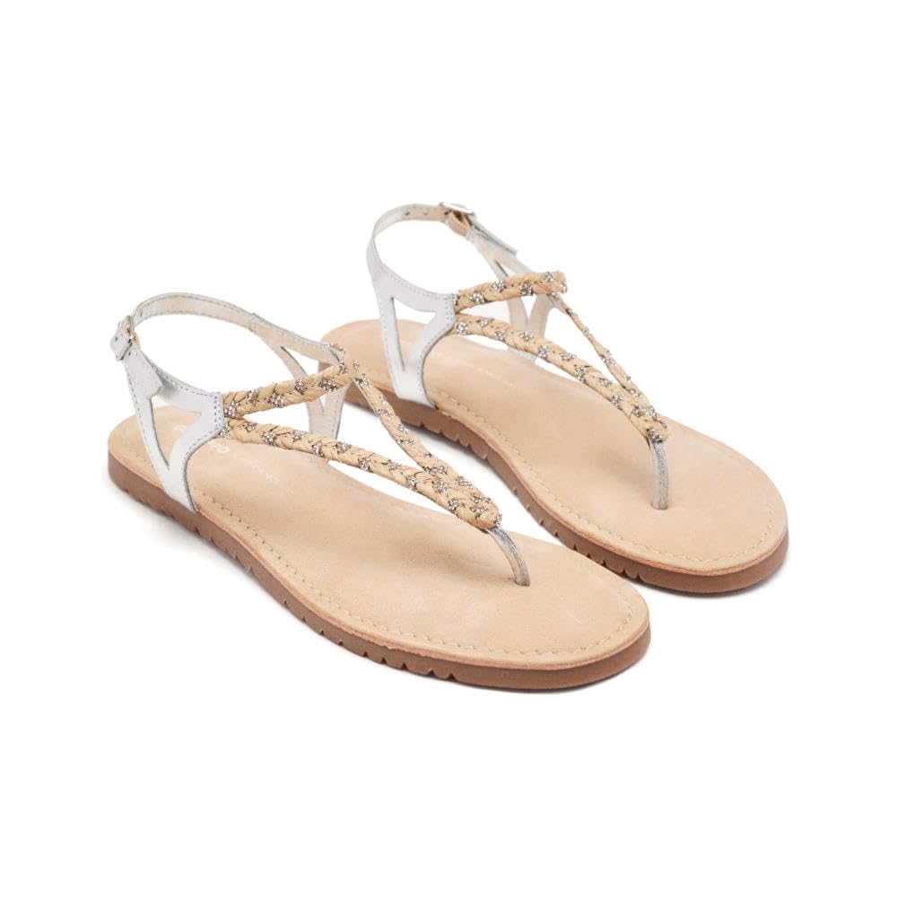 GIOSEPPO Women's Limington Flat Sandal, Beige, 3.5 UK