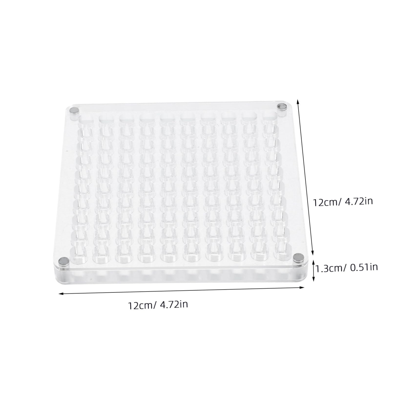 SOESFOUFU Acrylic Organizer Box for Stones Crystal Display Case Jewelry Storage Mini Showcase Home Retail Decor