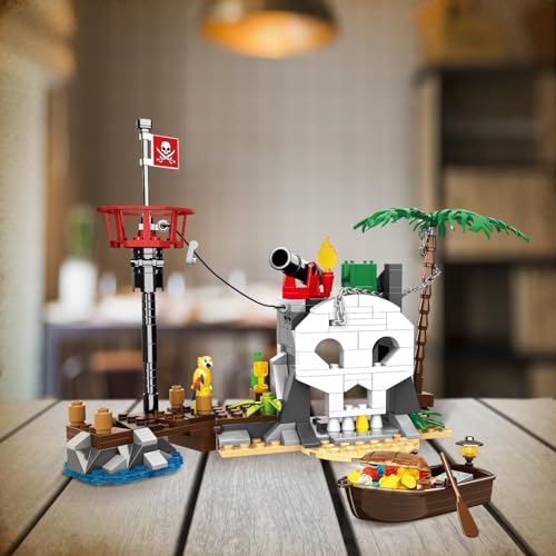 Wvinvw C0431 Treasure Island Pirates Building Sets, Compatible With Lego Sets thumb #5