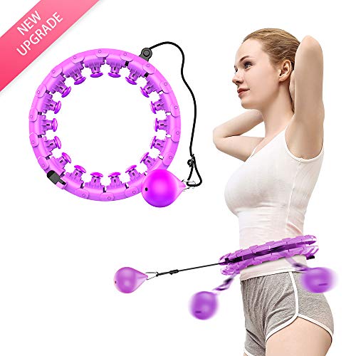 NGC-C Smart Hula Hoops for Adults Kids Beginners do not Fall,24 Knots, Abdomen