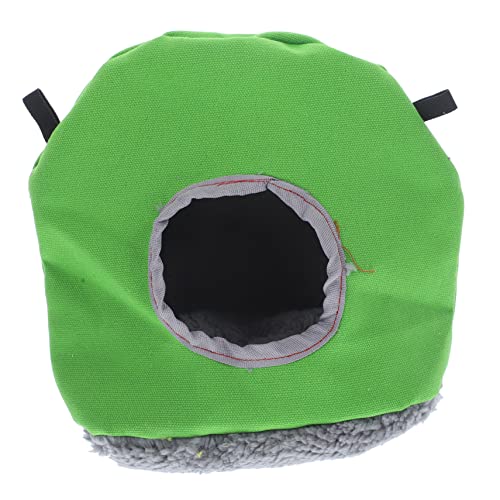 Hemoton Parrot Hammock Nest Cozy Winter Bird Bed for Indoor Use Breathable Sleeping Space Easy Clean for Parakeets Birds