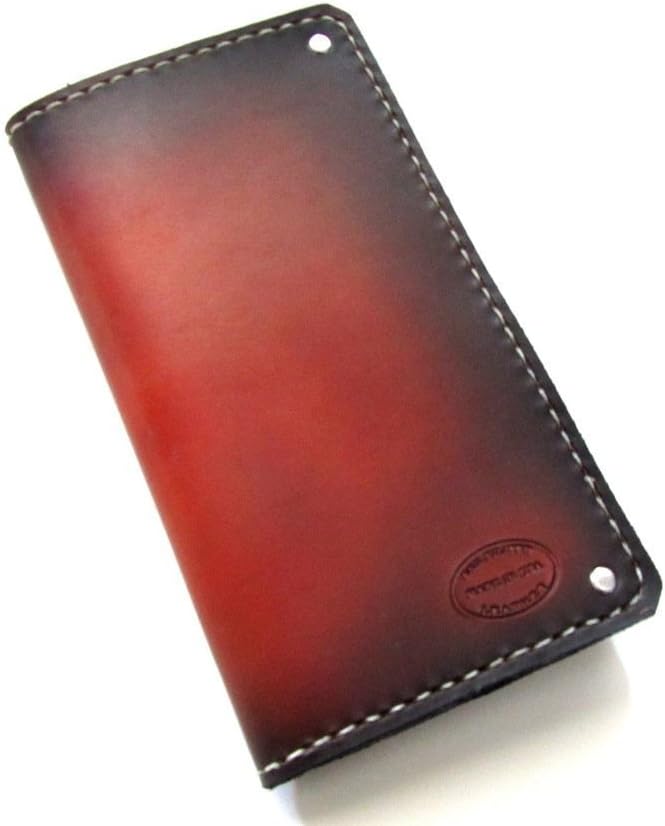 Men's Brown Sunburst Leather Wallet Can Be Personalized