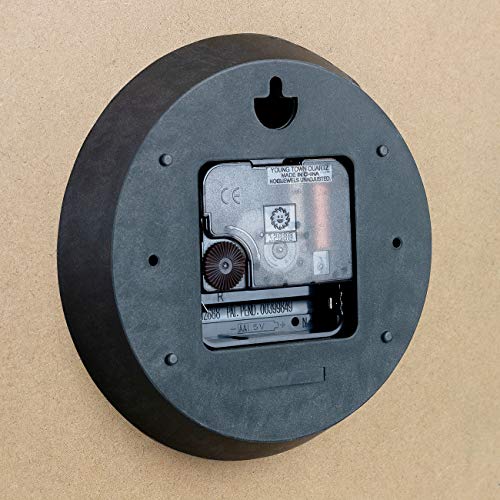 Sorbus Paris Large Wall Clock for Living Room - 24-Inch Oversized Centurian Roman Numeral Style Modern Clock - Wood Metal Decorative Analog Home Decor - Image 6