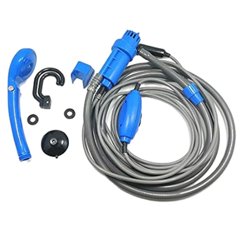 RAGBUSCLE Electric Portable Shower, Camping Shower 12V, Car Sprayer Water Spray, with Shower Head, for Car Garden Outdoor Dog Wash
