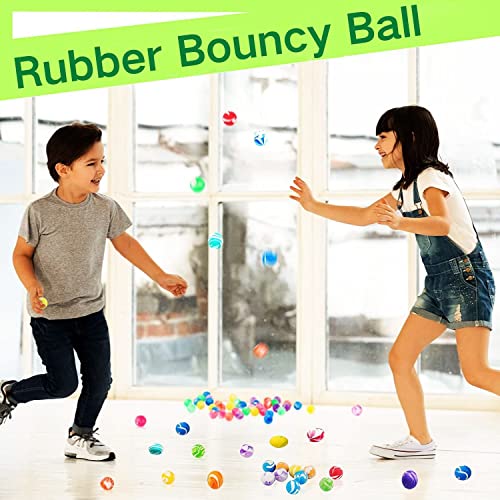 Steemjoey 30Pcs Flummis, 20mm Flummis Springball Gummiball, gemischte Farben, Hüpfbälle und Kindergeburtstag Gummibälle Gastgeschenke