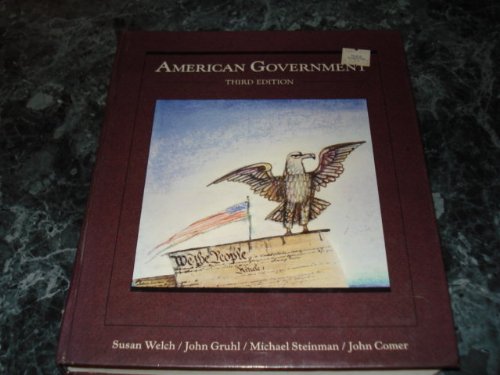 American government 0314681361 Book Cover