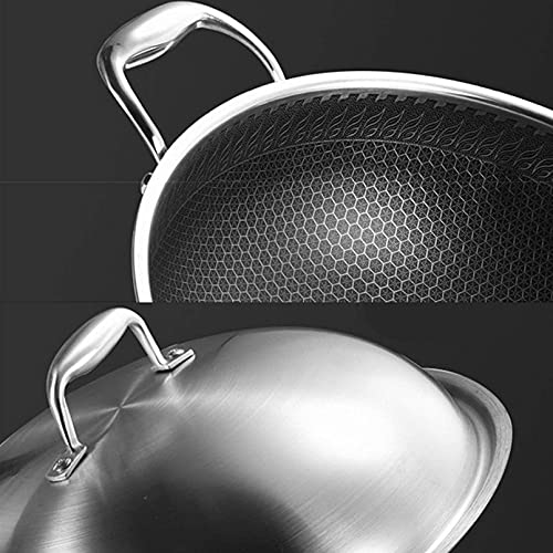 Wok de acero inoxidable con tapa miniatura 4