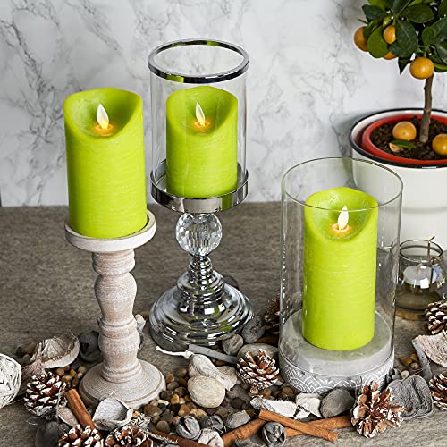 Velas LED con llama oscilante para decorar salones con calidez 4