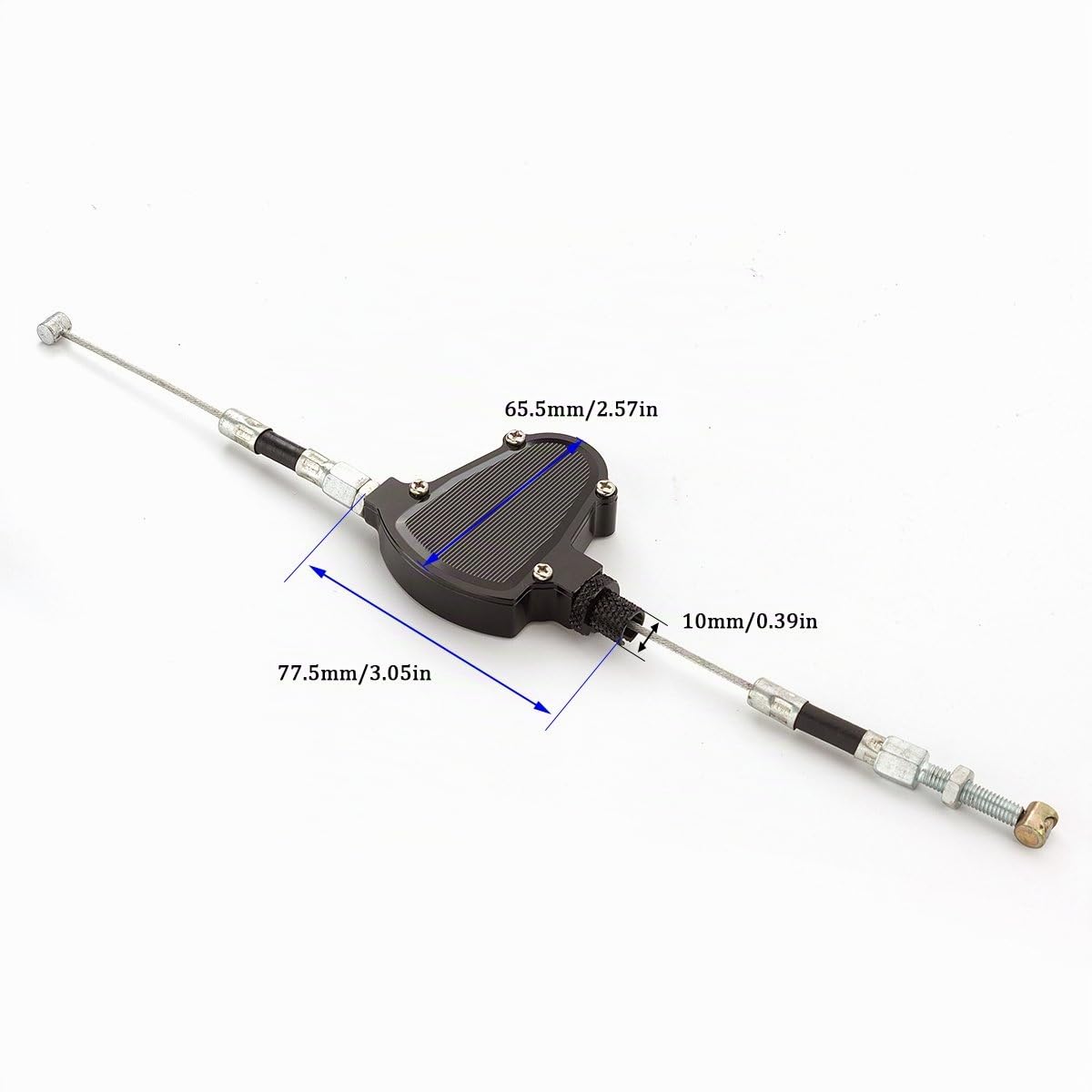 CNC Aluminum Line Easy Stunt Pull Clutch Cable Lever Replacement System Universal for most Motorcycles Dirt Bikes with Cable Clutch