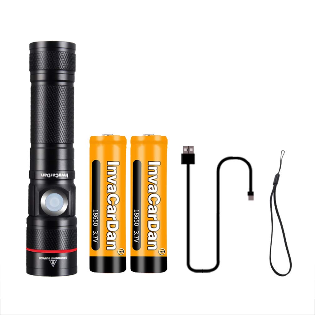 Cotini Led Rechargeable Multi-function Strong Magnet Small Portable Waterproof Flashlight, Ideal For Outdoor Travel Or Emergency
