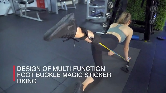 Set Fasce Di Resistenza COFOF - 5 Elastici Fitness Con Maniglie, Cavigliere E Ancoraggio Porta - Foto 6