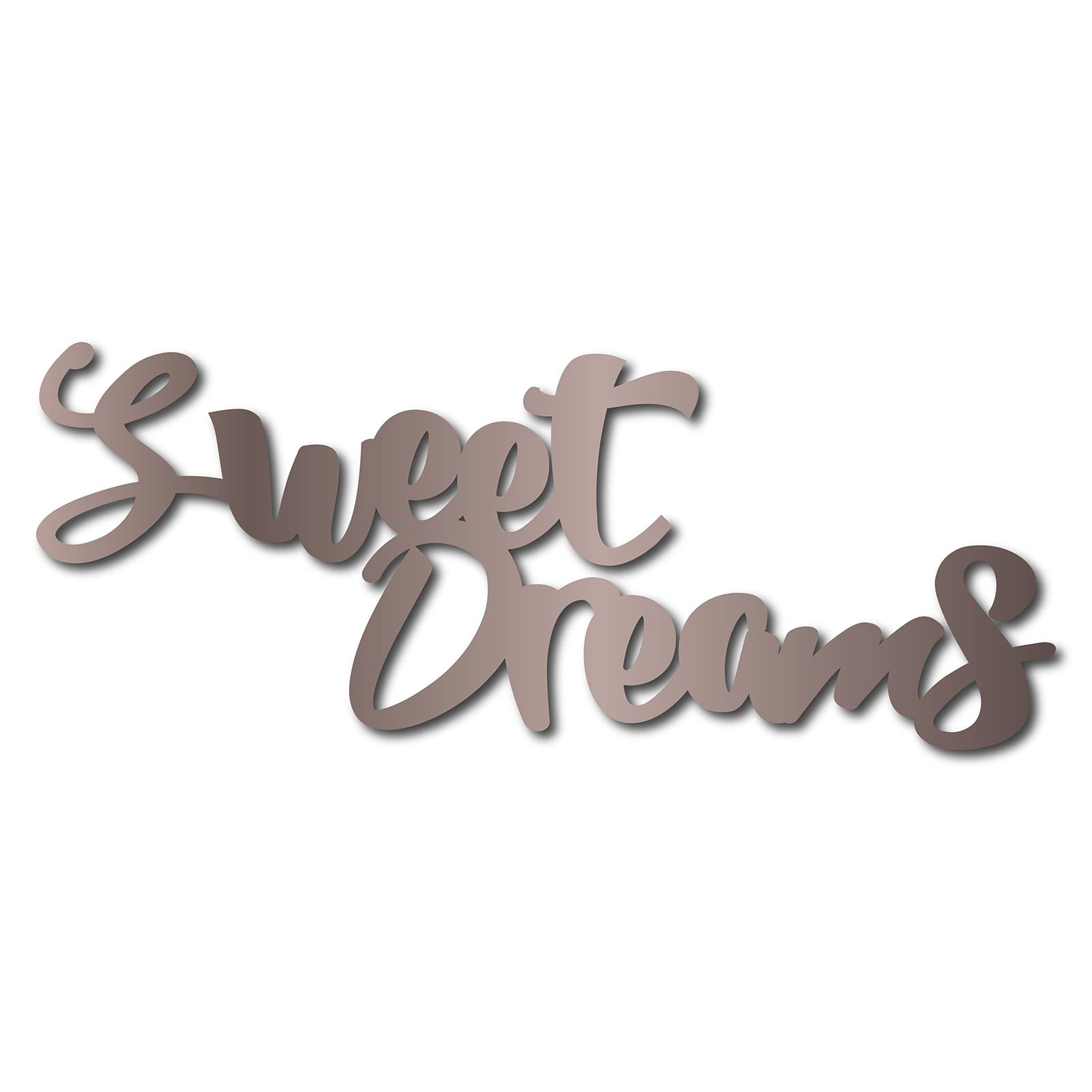 CREATCABIN Sweet Dreams Sign Wood Wall Decor Art Cutout Letter Word Laser Cut Unfinished Decorative Valentine's Day for Living Room Home Door Farmhouse Porch Bedroom Decoration 11.8 x 4.7 Inch,Camel