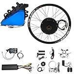 Ebike 72V 3000W 24" 26" 27.5" 29”700C MTX39 Rear Wheel Conversion Kits with Surron Style Full Bar Twist Throttle & 72V 26AH Triangle Battery (27.5 Inch Rear)