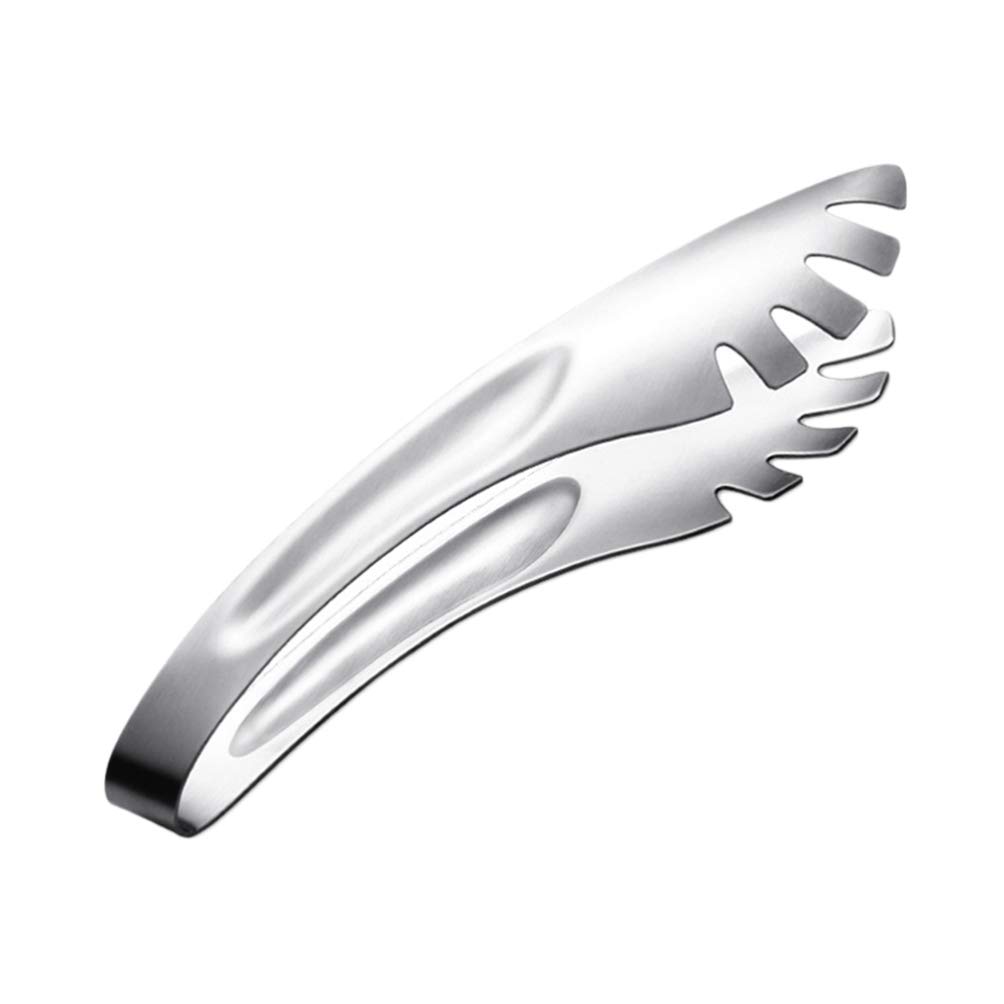 Pinces de Chef, 3 pièces, Pinces à Spaghetti en Acier Inoxydable, Pinces épaisses pour Aliments, Pinces de Service Multifonctions pour salades, légumes, Pinces à Salade (Argent L)
