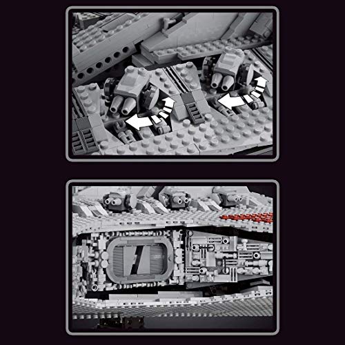 EWWEEQQ Super Star Destroyer Building Blocks Custom Building Blocks Space Destroyer Ship Model Building Set 6685 Teile… – Bild 6